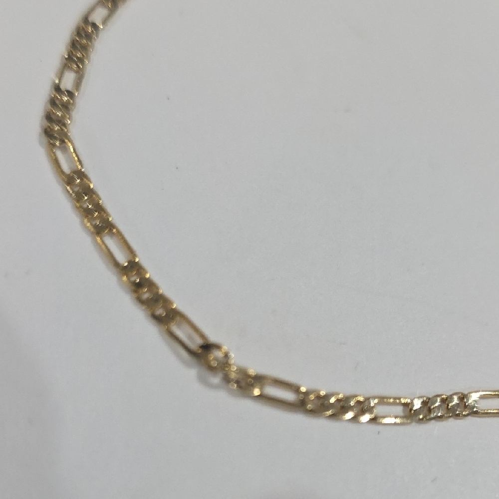 Gold Link Chain Classic Anklet – Elegant Women’s Ankle Bracelet Summer Jewelry - Picture 4 of 8